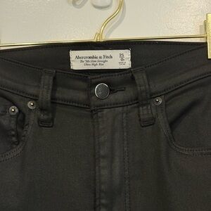 Abercrombie & Fitch Women's Black Straight Leg Jeans